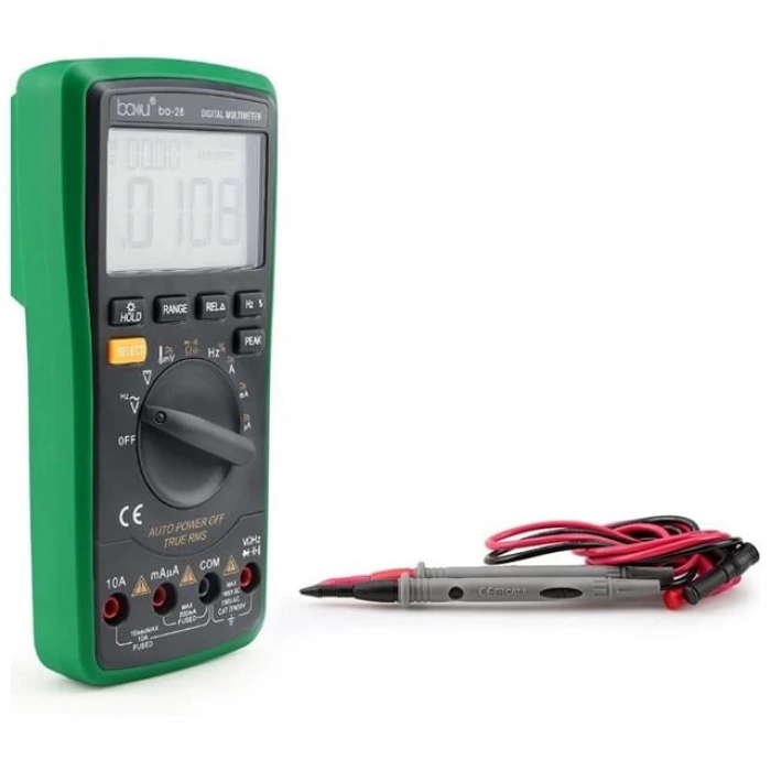 ÇOK SATAN Baku Ba-28 Ac/dc Voltaj-akım-direnç-diyot Ölçer Çok Fonksiyonlu Dijital Multimetre Ölçü Aleti