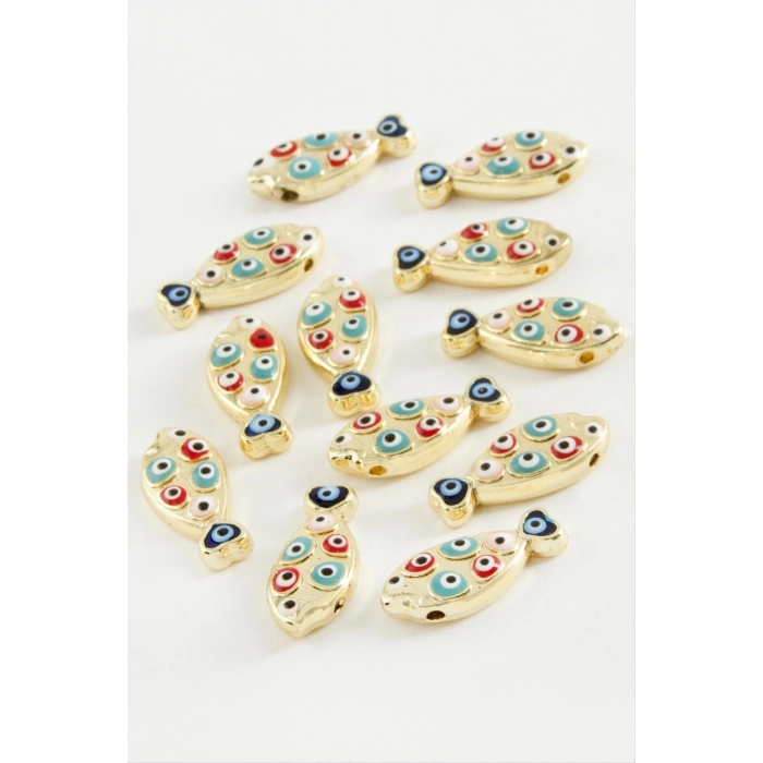 ÇOK SATAN Balık Nazar Mineli Bileklik ve Kolye Ucu Aparatı 1 Adet