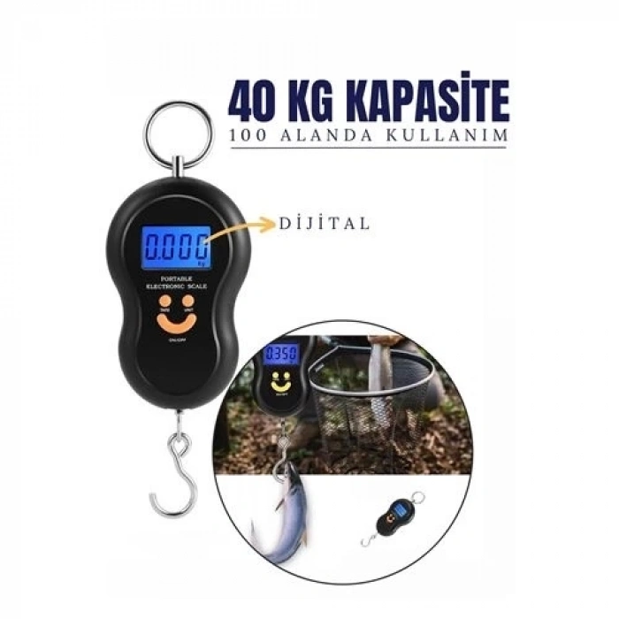 ÇOK SATAN Balıkçı Tipi Dijital 100 Alanda Kullanım El Tartısı