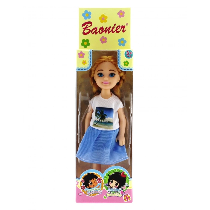 ÇOK SATAN Baonier Kumsal Tshirt 14 cm Sarışın Tekli Kız Bebek