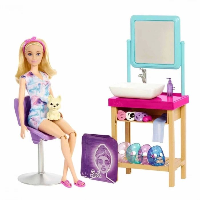 ÇOK SATAN Barbie Işıltı Dolu Spa Günü Oyun Seti HCM82