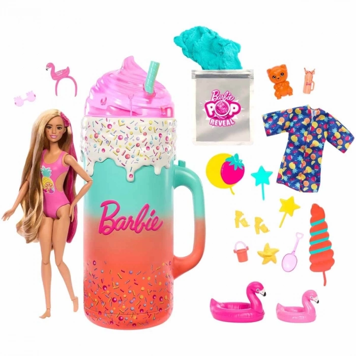 ÇOK SATAN Barbie Pop Reveal Sürpriz Bardak Oyun Seti HRK57