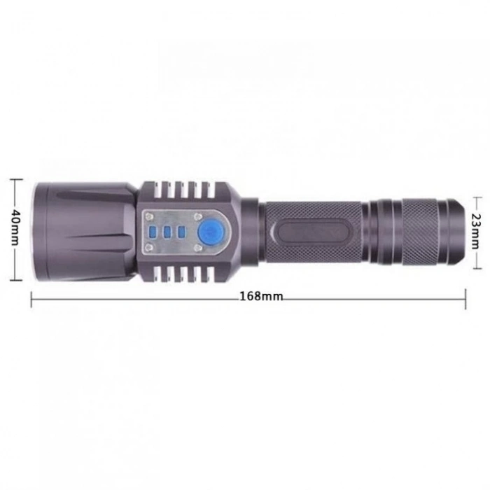 ÇOK SATAN Baretta Brs18 Oto Şarjlı T6 Led 3000 Lümen El Feneri