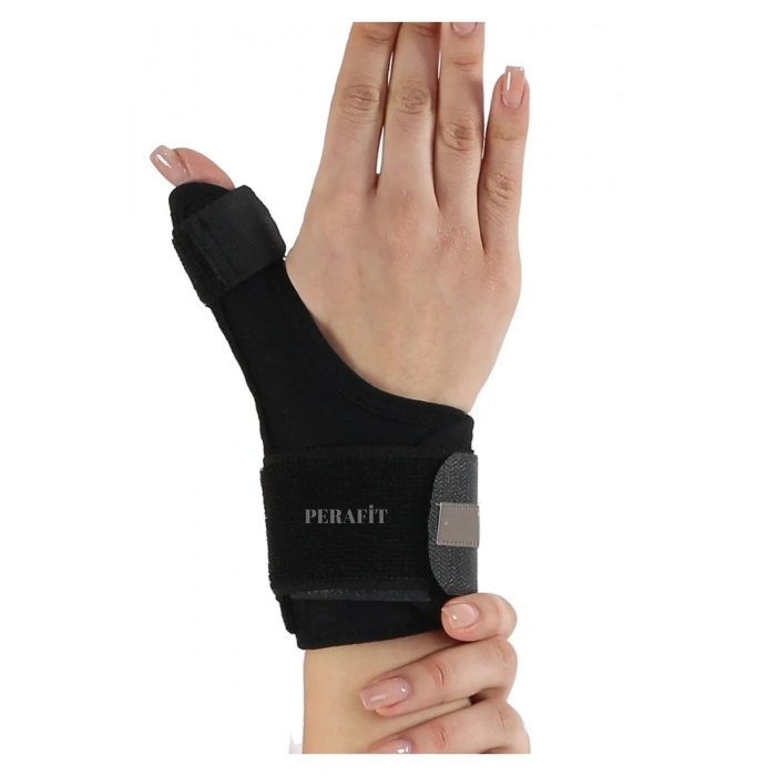 ÇOK SATAN Baş Parmak Ve Bilek Destekli El Bilekliği Metal Atel De Quarvein Termojelli