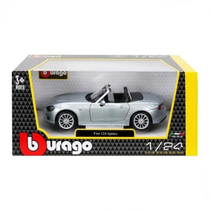 ÇOK SATAN Bburago 1:24 Fiat 124 Spider Model Araba
