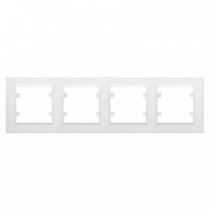 ÇOK SATAN Beyaz 4 Lü Çerçeve - Priz ve Anahtar İçin Uyumlu Çerçeve