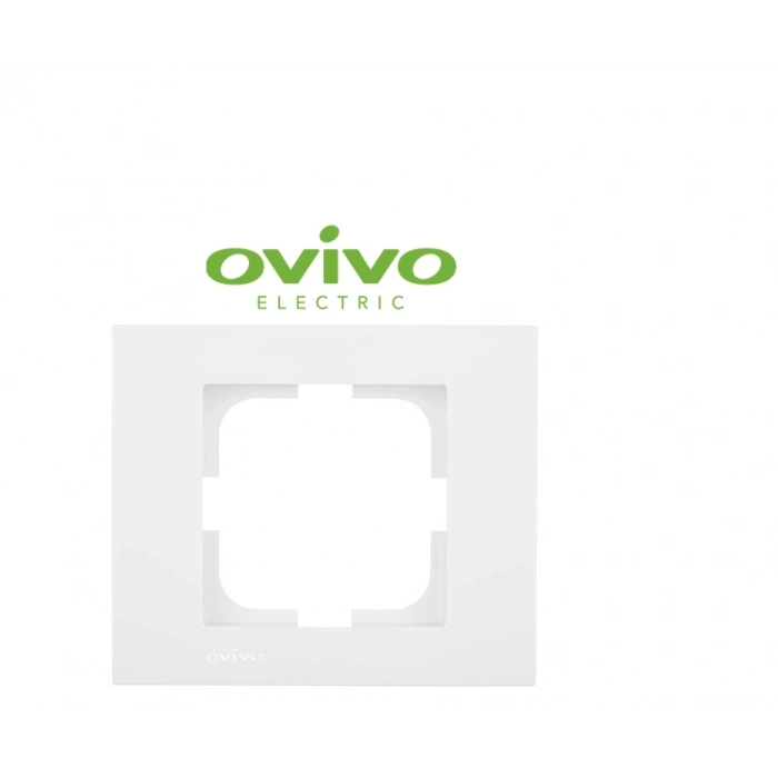 ÇOK SATAN Beyaz Tekli Çerçeve Grano - Priz ve Anahtar İçin Uyumlu Çerçeve