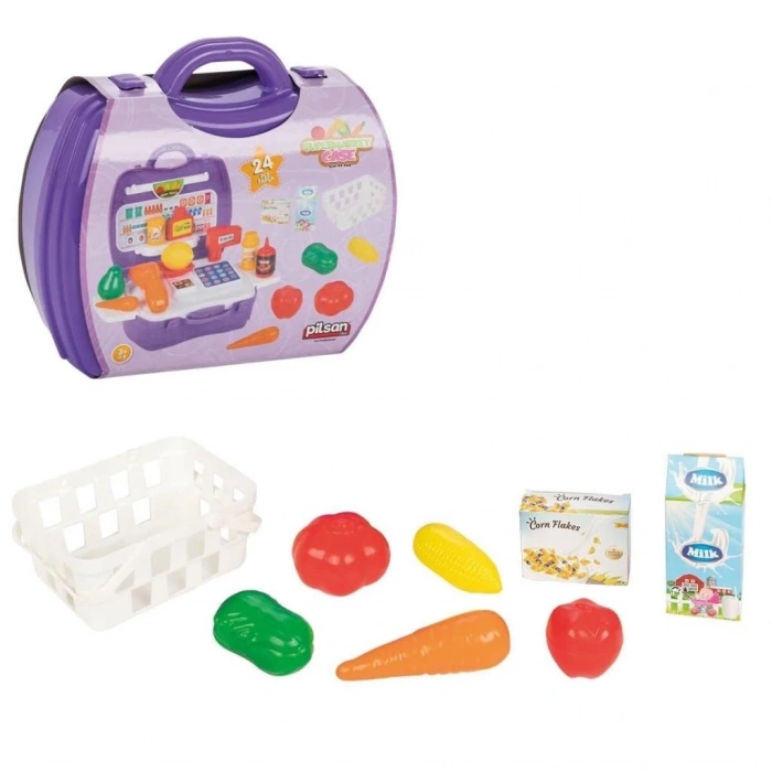 BFS   03 563 Çantalı Market Seti -Pilsan Oyuncak