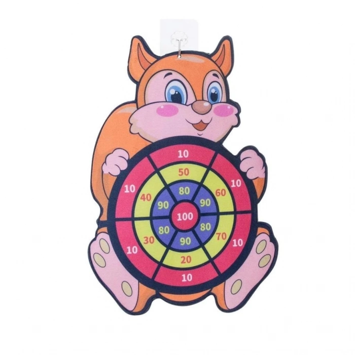 BFS   07 981 Ayaklı Cırt Cırtlı Dart  Oyunu -Pilsan Oyuncak