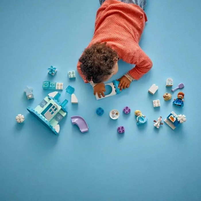 BFS  10455 Lego Duplo Anna ve Elsanın Karlar Ülkesi Şato Partisi 54 parça +2 yaş