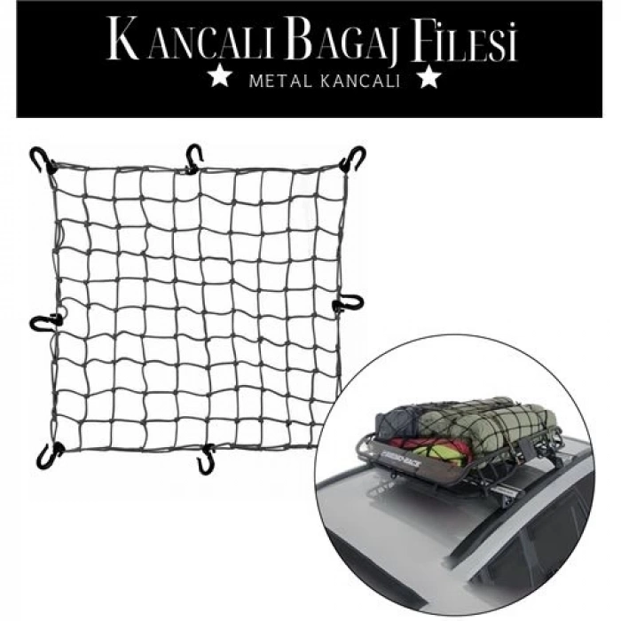 ÇOK SATAN BFS  12 Kancalı 150 cmx190cm Bagaj Filesi