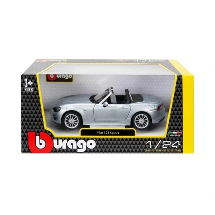 BFS   21083 Burago 1:24 Fiat 124 Spider Model Araba