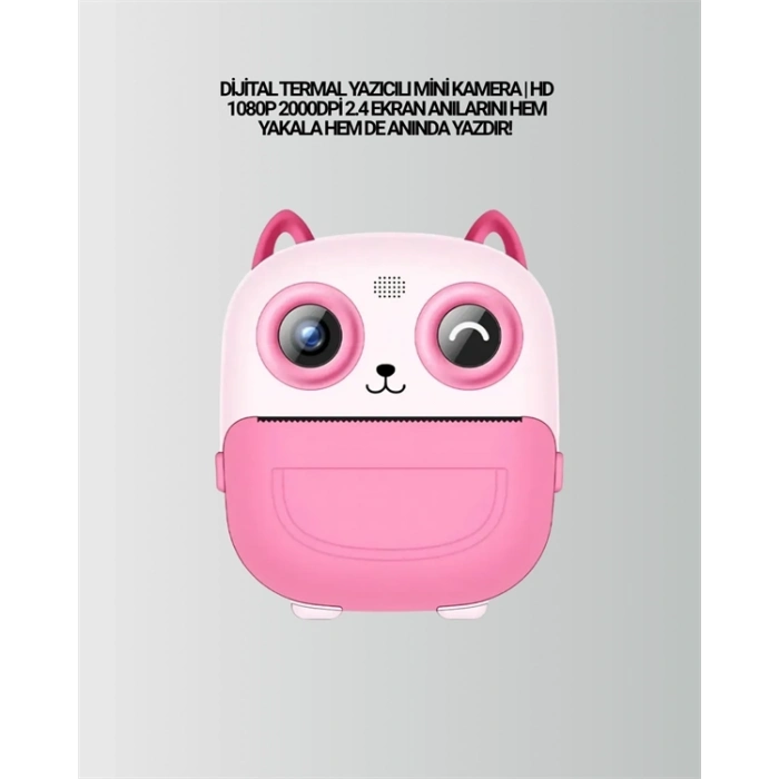 BFS 2.4” Ekranlı Mini Kamera – 1080p Kayıt + Mürekkepsiz Yazdırma