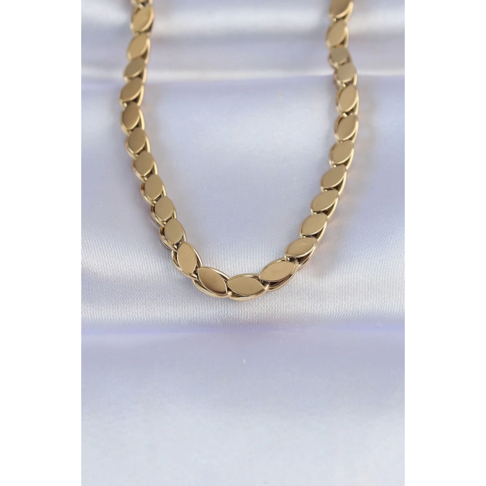 ÇOK SATAN BFS 316L Çelik Gold Renk Arpa Model Kolye