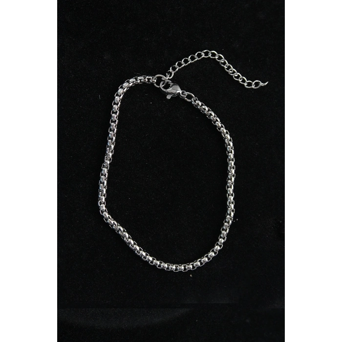 ÇOK SATAN BFS 316L Çelik Örgü Model Gümüş Renk Erkek Bileklik