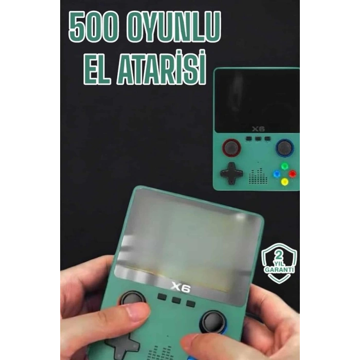 BFS 3.5 İnç Ekran 1000 Oyunlu Oyun Konsolu El Atarisi Miüzik Dinleme ve Kitap Okuma