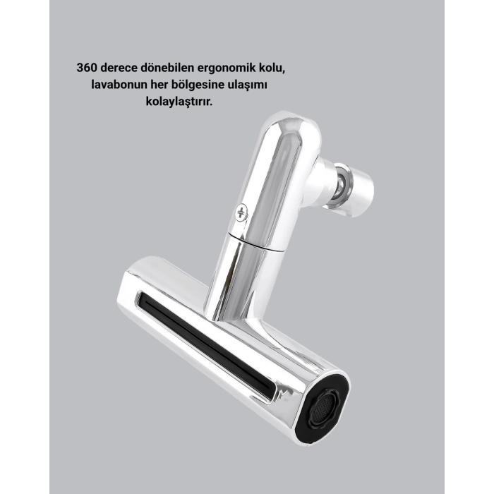 BFS 360° Dönebilen Musluk Başlığı 4 Fonksiyonlu Su Tasarruflu ve Dayanıklı