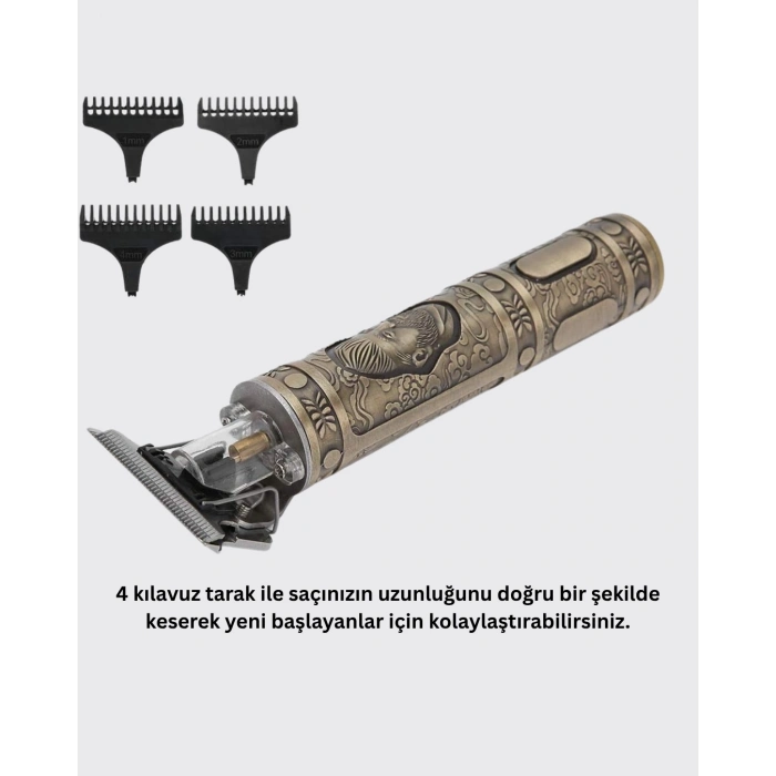 BFS 4 Kılavuz Taraklı Profesyonel Saç ve Sakal Kesme Makinesi