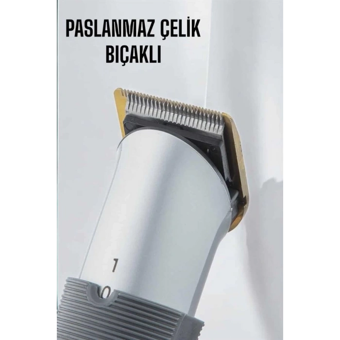 BFS 4 Taraklı Profesyonel Şarjlı Saç ve Sakal Kesme Tıraş Makinesi Seti