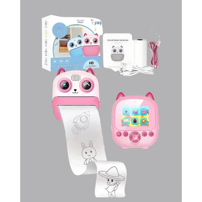 BFS 48MP Çocuk Kamera Oyun ve Müzik Destekli Termal Yazıcı