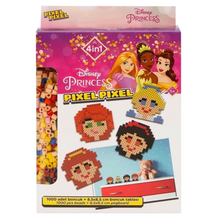 BFS   4in1 Disney Princess Pixel Pixel Boncuk Aktivite ve Oyuncak Seti