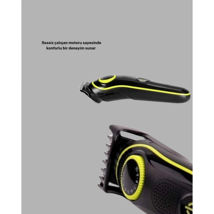 BFS 5 Başlıklı Şarjlı Tıraş Makinesi – Saç, Sakal, Burun ve Vücut İçin Çok Fonksiyonlu Bakım Seti