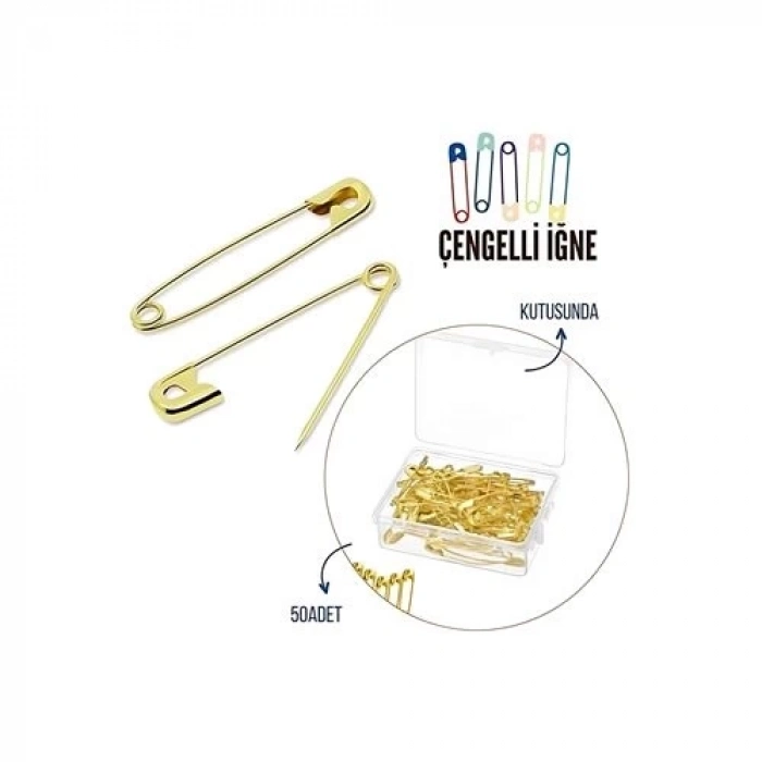 BFS  50 Adet Kutulu Çengelli Iğne