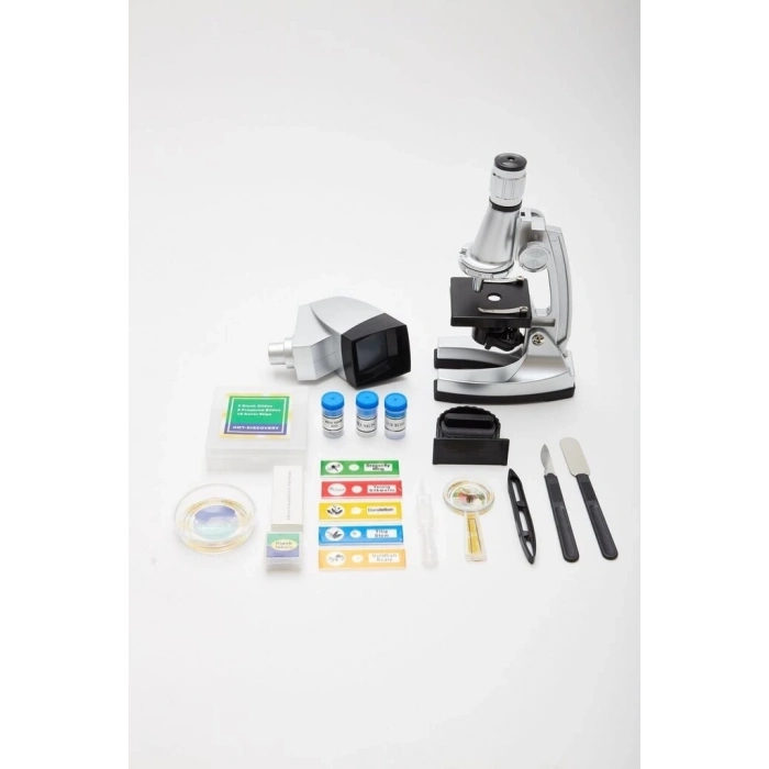ÇOK SATAN BFS 50x100x200x400x6001200x  Çocuklariçin Eğitici  Projektörlü Mikroskop Seti