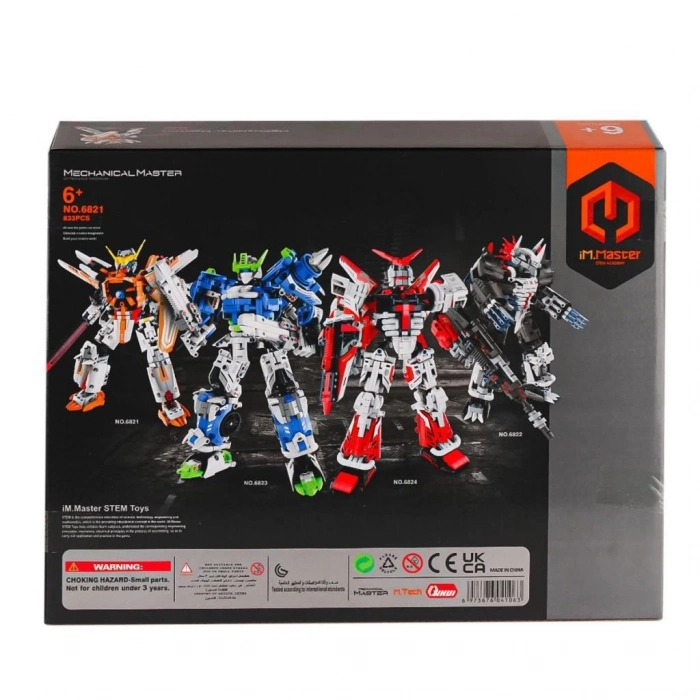 BFS   6821 IMM Savaşçı Robot Blok Seti 833 Parça
