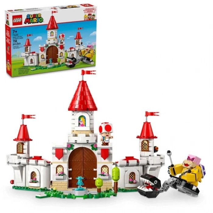 BFS   71435 Lego Super Mario Peachin Kalesinde Roy ile Savaş 738 parça +7 yaş