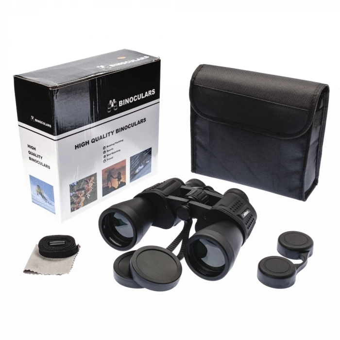 ÇOK SATAN BFS 7x50 – Geniş Ön Mercekli Profesyonel El Dürbünü – 1000m/56m – Siyah V3