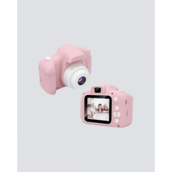BFS 8 Megapiksel Mini Çocuk Kamerası HD Ekranlı Darbeye Dayanıklı ve Şarjlı
