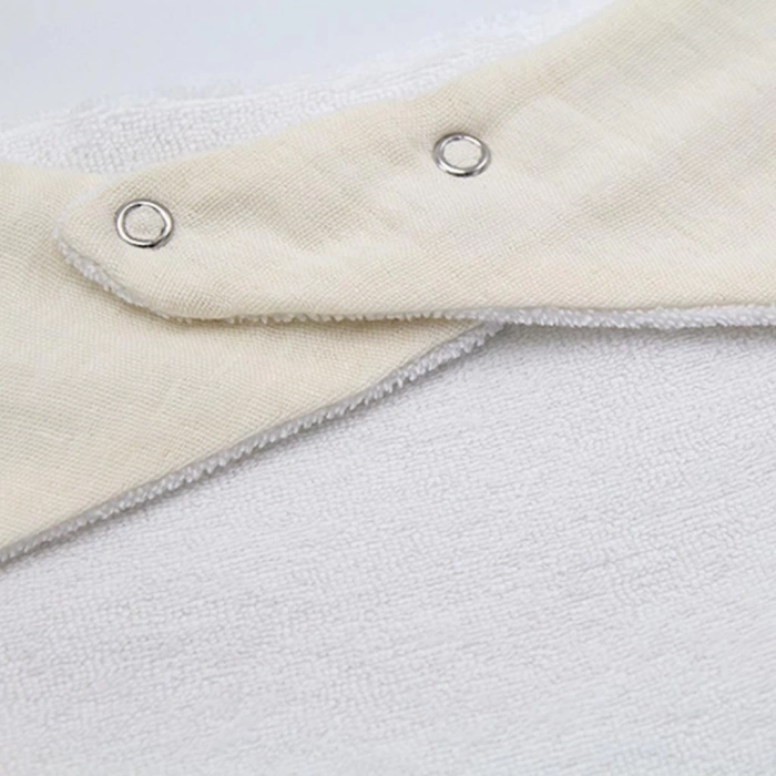 BFS     Ahşap Diş Kaşıyıcılı Bürümcük Müslin Önlük 736 Ekru