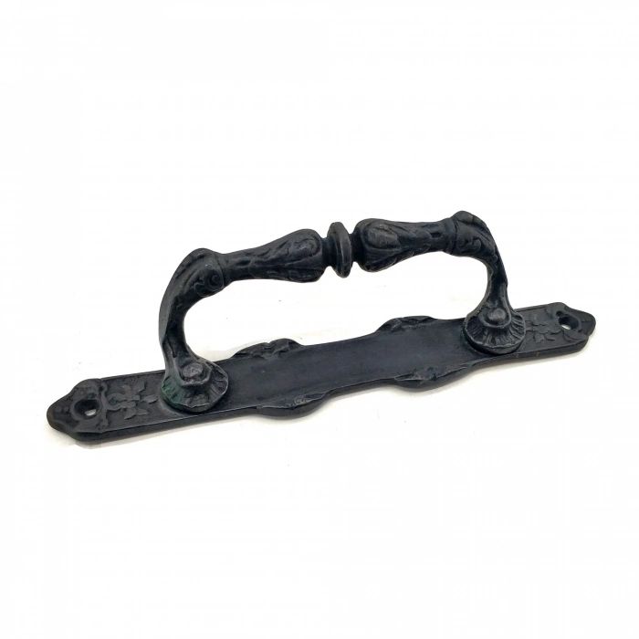 ÇOK SATAN BFS Antika Tarz Dekoratif Pirinç Dar Yan Çekme Kapı Kolu - 225x37 Mm, Oksit