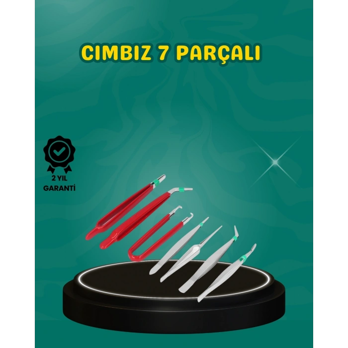 BFS Antistatik 7’li Hassas Cımbız Takımı Manyetik Olmayan Uçlu