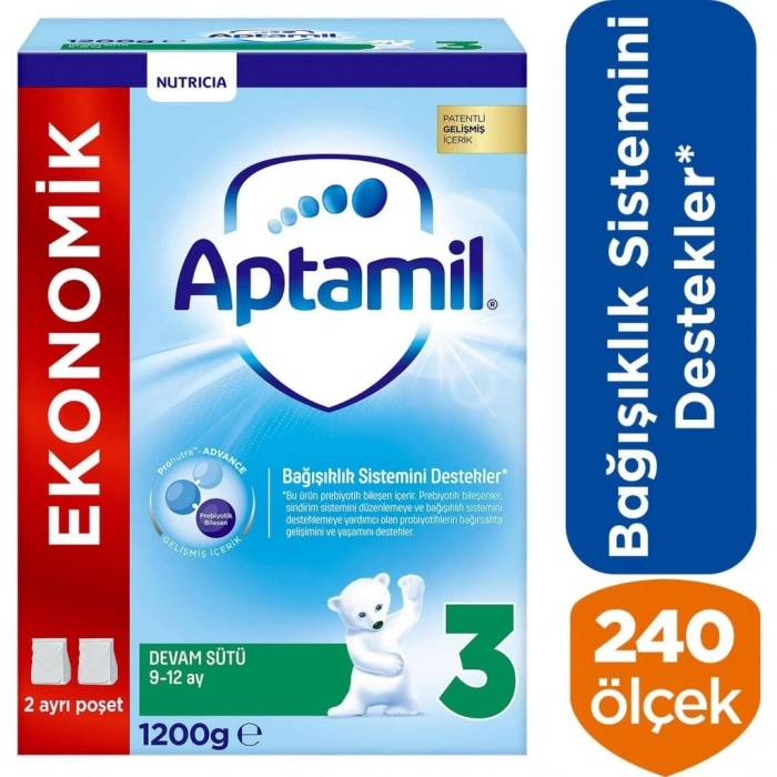 BFS  Aptamil Devam Sütü Maması No3 9-12 Ay 1200 Gr