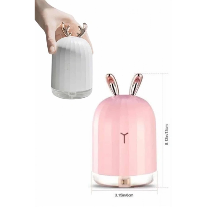 BFS Aromaterapi Hava Nemlendirici Dekoratif USB Şarjlı Tavşan Nemlendirici
