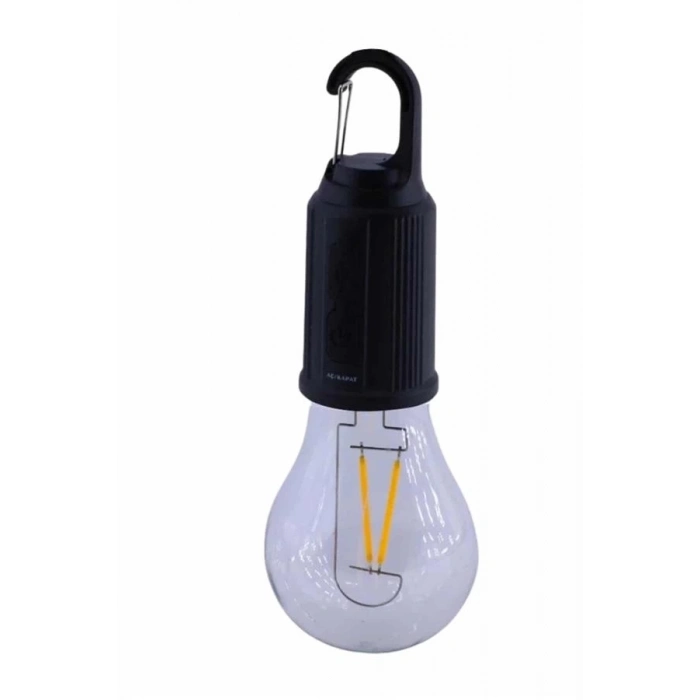 BFS Askılı Kırılmaz Led Işık Kamp Bahçe Lambası Taşınabilir Led Ampul Şarjlı