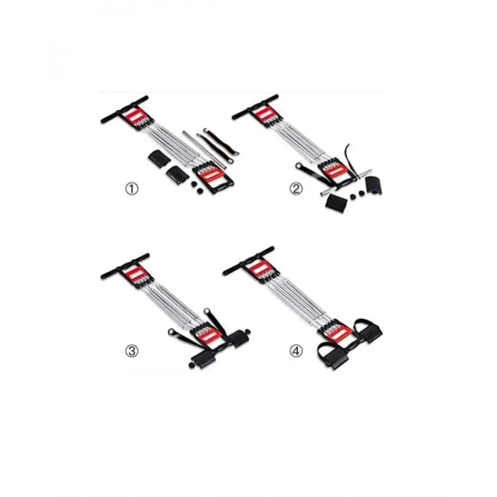 BFS Ayarlanabilir Elastik Yaylı Ergonomik Tasarımlı Kas Güçlendirme Seti