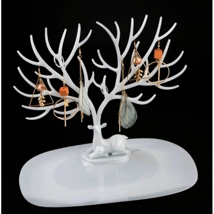 ÇOK SATAN BFS  Beyaz Geyik Tasarımlı Takı Mücevher Standı