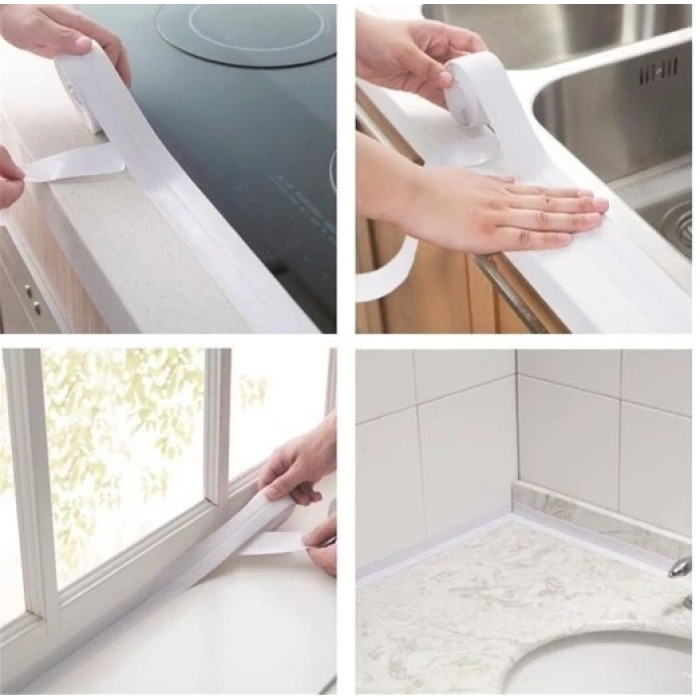 BFS  BEYAZ Su Sızdırmaz Lavabo Kenar Bandı (3.2m)