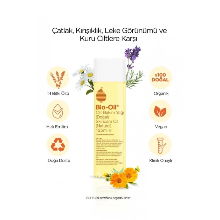 BFS   Bio-Oil Çatlak Karşıtı ve Natural Cilt Bakım Yağı 125ml