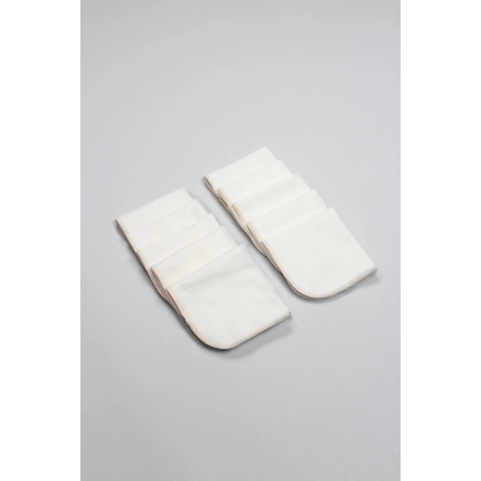 BFS   Bistyle Organik 20x20 10Lu Penye Mendil 90102 Ekru