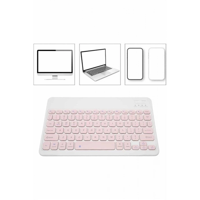 BFS Bluetooth Şarj Edilebilir Mini Q Klavye Kablosuz Taşınabilir