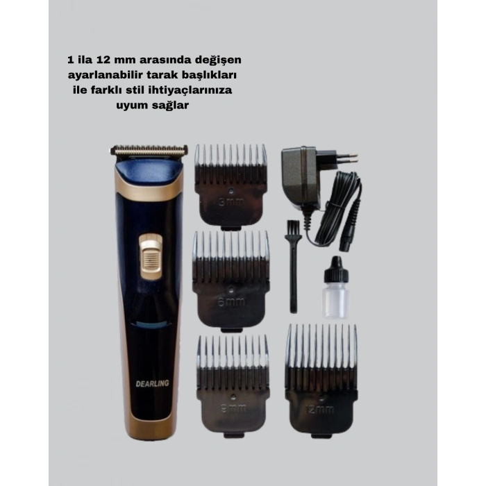 BFS Çelik Bıçaklı Unisex Şarjlı Tıraş Makinesi – Sessiz Motor, Kablosuz ve Ayarlanabilir