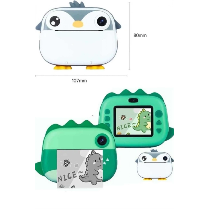 BFS Çocuklar İçin Özel Fotoğraf Makinesi Farklı Desen Seçenekli 3 Adet Rulo