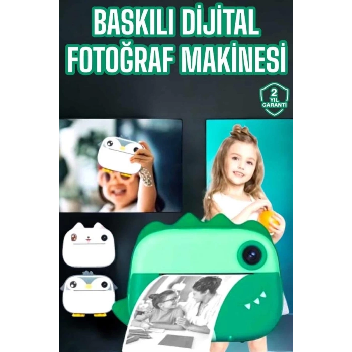 BFS Çocuklar İçin Özel Fotoğraf Makinesi Printer Kamera Taşınabilir HD