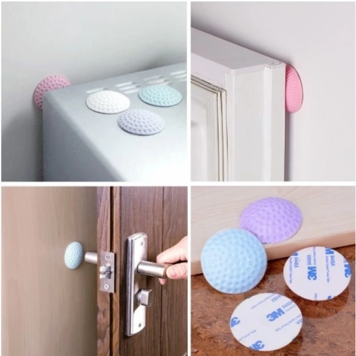 ÇOK SATAN BFS  Çok Amaçlı Silikon Kapı Duvar Koruyucu Tampon 4lü Paket