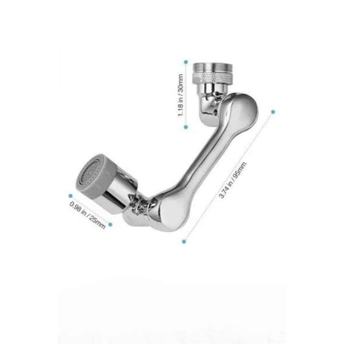 BFS Dönebilen Musluk Başlığı Akrobat Mutfak Banyo Musluk Ucu Başlığı Oynar Başlıklı