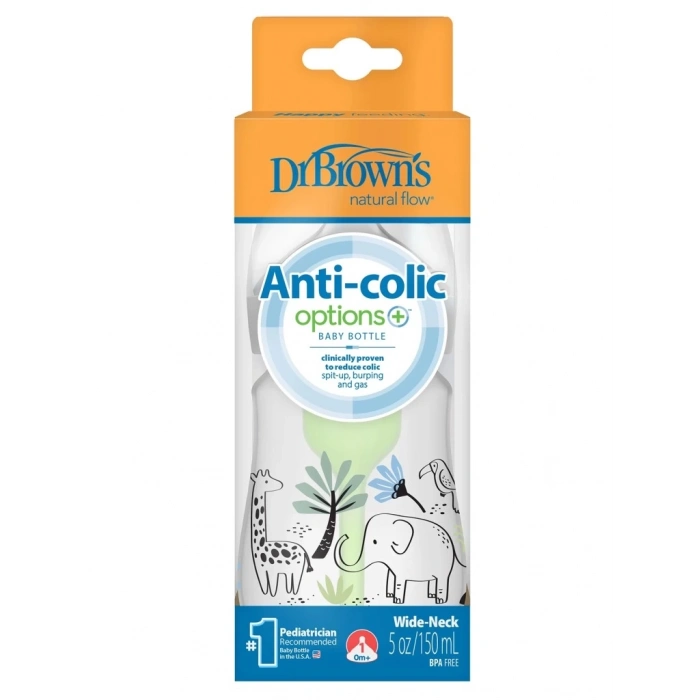 ÇOK SATAN BFS  Dr.Browns Geniş Ağız PP Antikolik Options Biberon  150ml Erkek